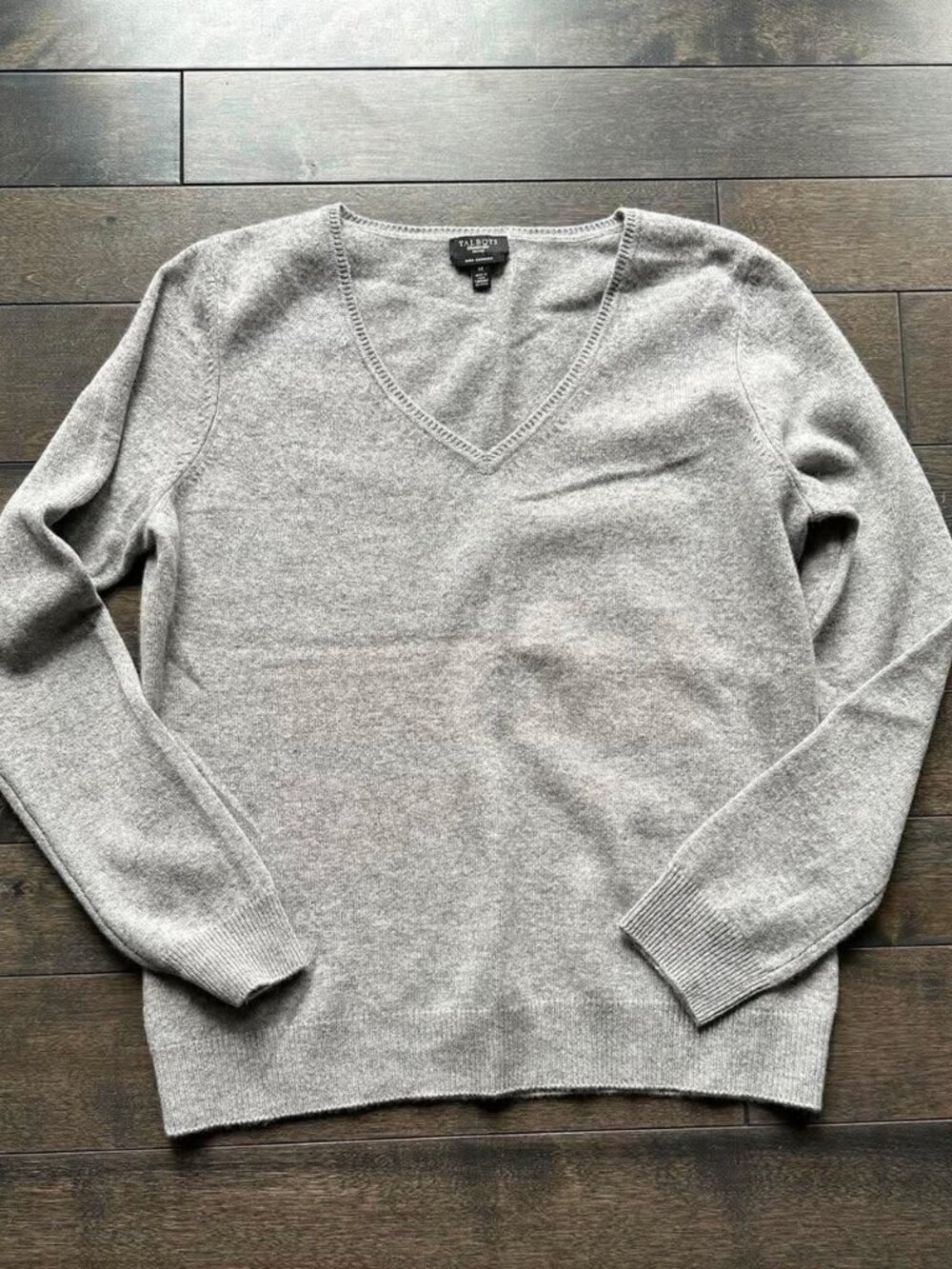 Talbots 100% Cashmere V-neck Sweater